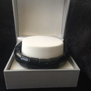 Black Onyx Flexible Bracelet